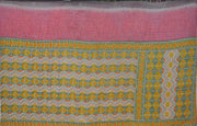twin size baby blanket kantha floral quilt