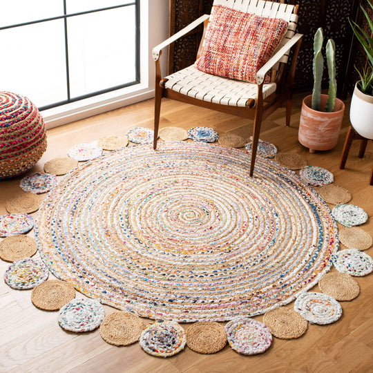 Bohemian Living Room Round Area Rug Carpet 5 X 5 Feet ON SALE