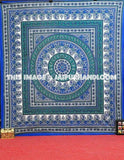 Bohemian Mandala Curtains Decorative Dorm Room Tapestry Sofa Couch Throw-Jaipur Handloom