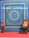 Bohemian Mandala Curtains Decorative Dorm Room Tapestry Sofa Couch Throw-Jaipur Handloom