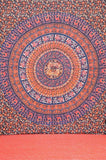 Bohemian Mandala Tapestries dorm decor wall hanging Indian Bedspread-Jaipur Handloom