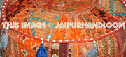 Bohemian Patchwork Pouf Ottoman pouffe, pouffes-Jaipur Handloom