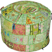 Bohemian Pouf Ottoman Hassock Pouffe