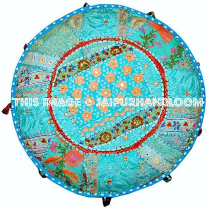 Bohemian Pouf Ottoman-Jaipur Handloom