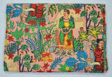 Frida Kahlo Cotton Kantha Blanket Throw