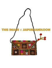 Bohemian Women's Clutch handbag Banjara Tote Ethnic Shoulder Boho Bag-Jaipur Handloom