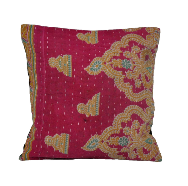 Bohemian decorative throw pillows for couch indian kantha cushion covers