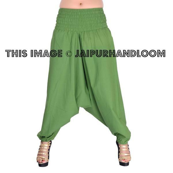 Boho Afghani Harem Pants Unisex Yoga Pants Burning Man Pants