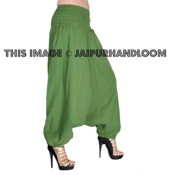 Boho Afghani Harem Pants Unisex Yoga Pants Burning Man Pants