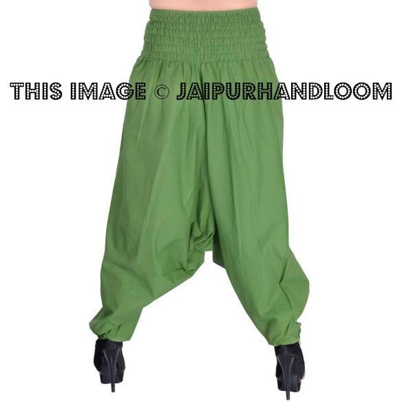 Boho Afghani Harem Pants Unisex Yoga Pants Burning Man Pants