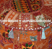 BotaBay Pouf ottomans - 18X13 inches-Jaipur Handloom