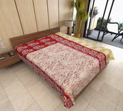 Bradamante Vintage kantha Quilt-Jaipur Handloom