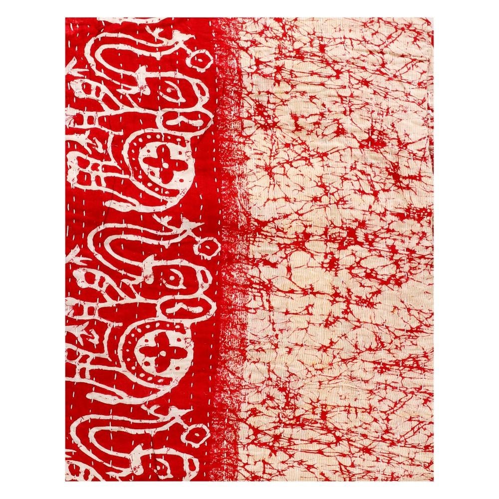 Bradamante Vintage kantha Quilt-Jaipur Handloom