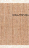 Braided Bohemian Natural jute Area Rugs | 2 x 3 feet Braided Bathroom Rugs Mats-Jaipur Handloom