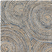 Braided Denim Jute Antique Style Hallway Runner, Entryway Rug Runner