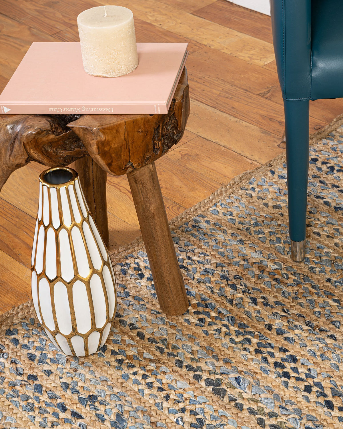 braided patio area rug floor mat
