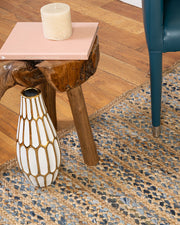 braided patio area rug floor mat