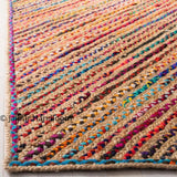 Braided Meditation Mat, Living Room Decor Chindi Area Rugs, Jute Rugs - 3X5 ft-Jaipur Handloom