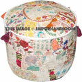 BrookHill Pouffe - 18X13 inches-Jaipur Handloom