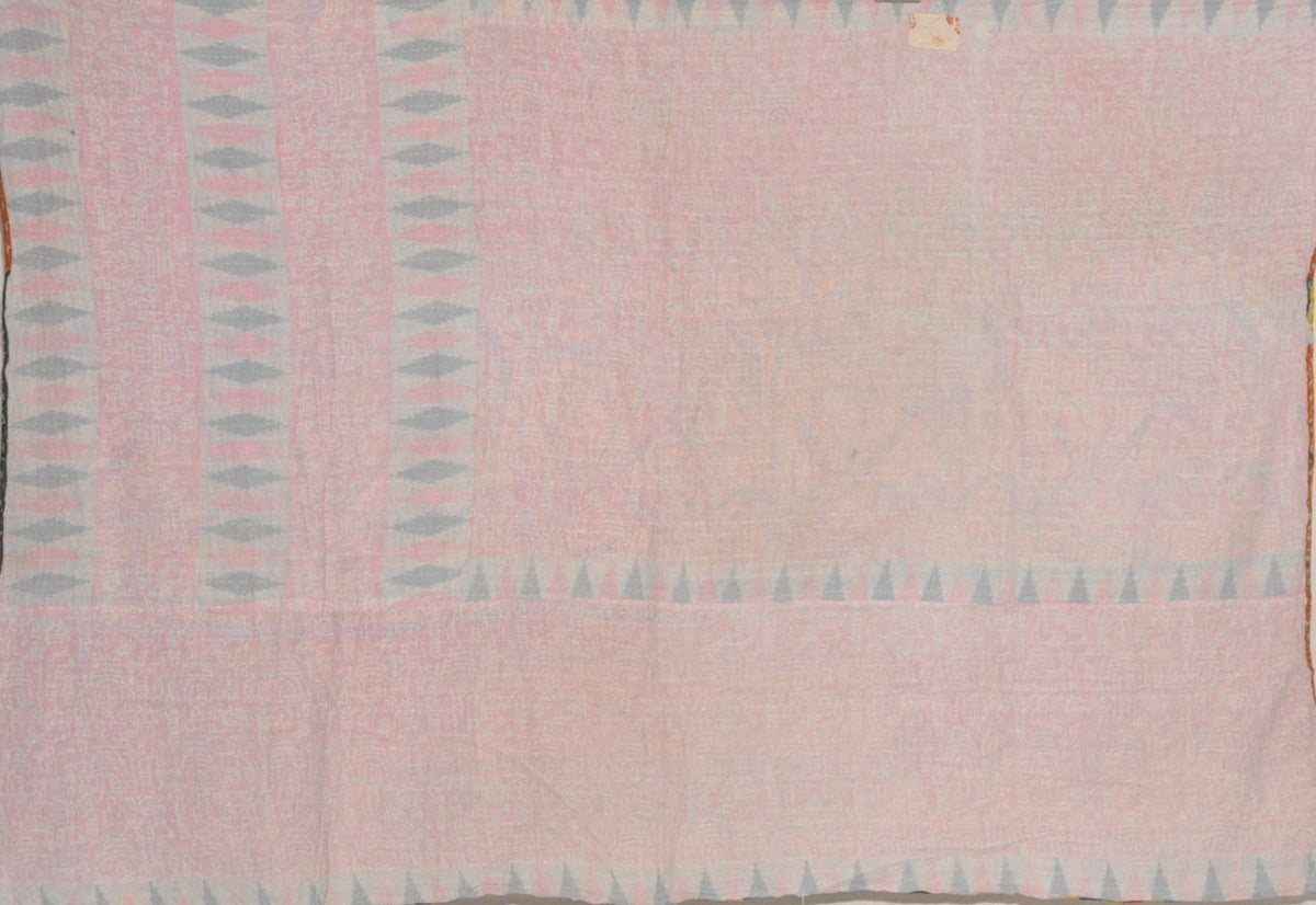 twin size kantha blanket bohemian bedspread | Jaipur Handloom