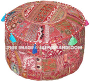 Burnie Poufs - 22X12 inches-Jaipur Handloom