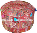 Burnie Poufs - 22X12 inches-Jaipur Handloom