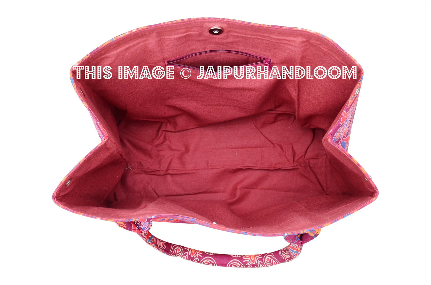 Butterflies Mandala Bag Women's Handbag Tote Bag-Jaipur Handloom