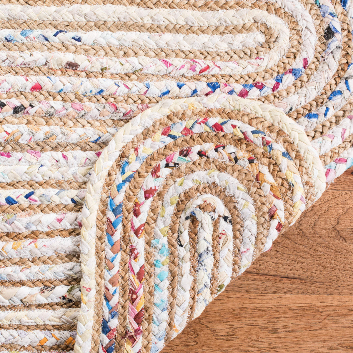 White Cotton Rug, Braided Cotton Rug 8X10, Cotton Area Rug for Living Room