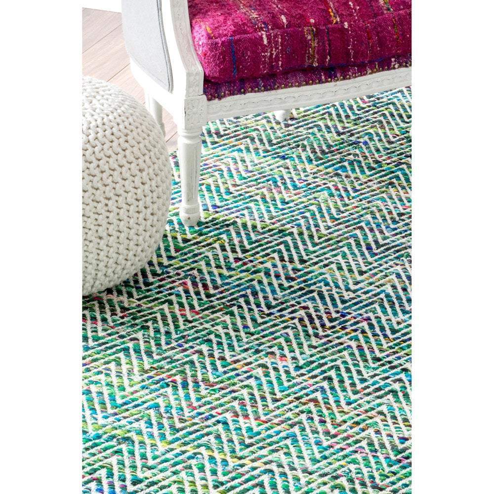 Hemp Area Rug, Cotton Rug Runner, Braided Area Rug 8X10