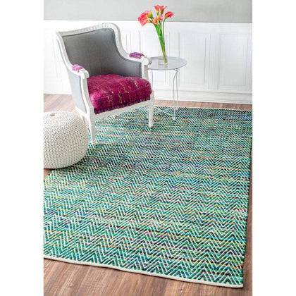 Hemp Area Rug, Cotton Rug Runner, Braided Area Rug 8X10