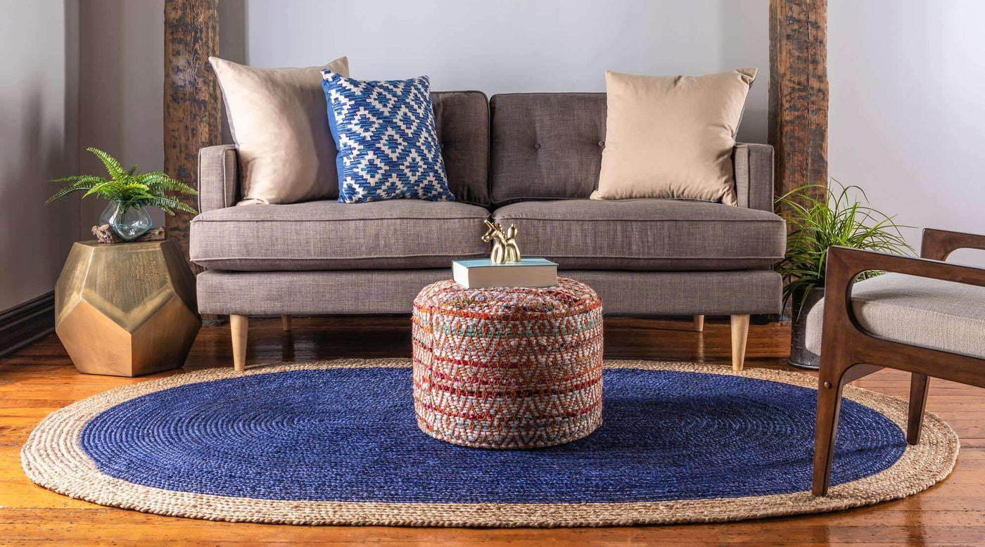 8 X 10 Antique Living Room Oval Rug Runner on SALE