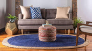 8 X 10 Antique Living Room Oval Rug Runner on SALE
