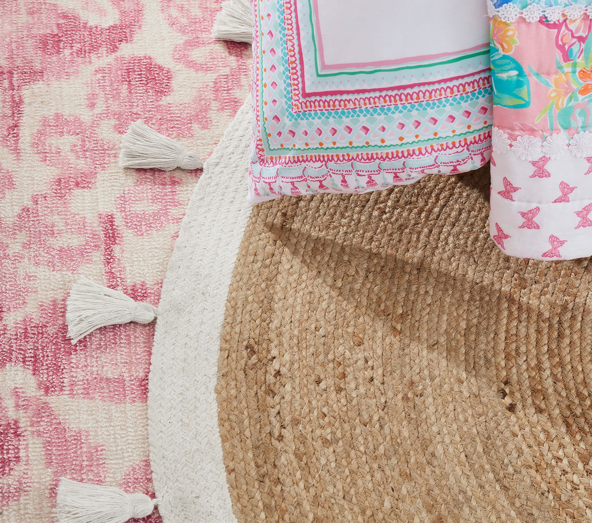 Buy Jute Carpets with tassels online in India - Jaipur Handloom