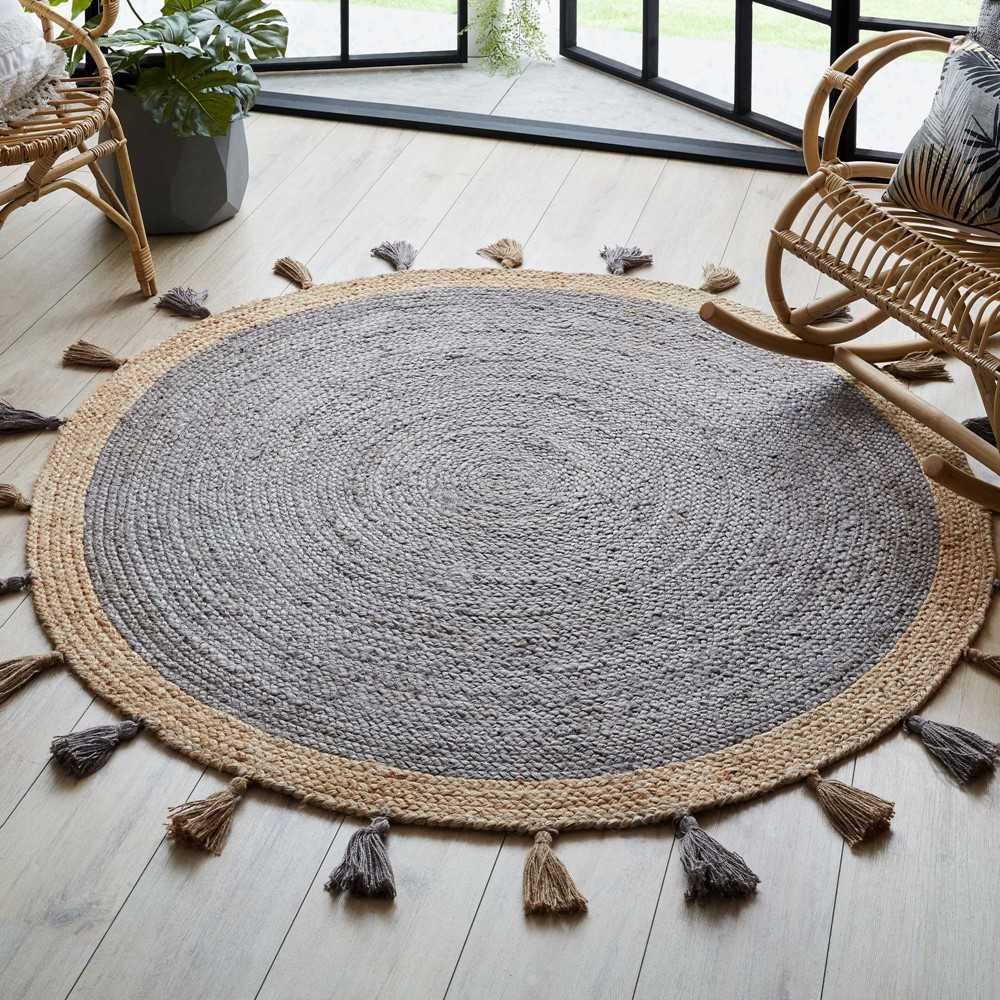Buy Jute, Round Area Rugs Online at Jaipur Handloom