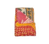 vintage pattern paisley kantha quilt throw