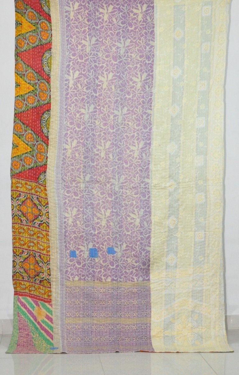 vintage kantha quilt throw wholesale | Jaipur Handloom