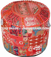 Campbel Pouf ottomans - 18X13 inches-Jaipur Handloom