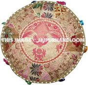 Canterbury Ottomans & Poufs - 18X13 inches-Jaipur Handloom