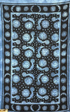 Celestial Sun Moon Stars Tapestry Star-sun Celestial Wall Hanging Twin Bedcover-Jaipur Handloom