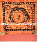 Celestial sun and moon tapestry Tie Dye Tapestry Dorm Tapestry-Jaipur Handloom