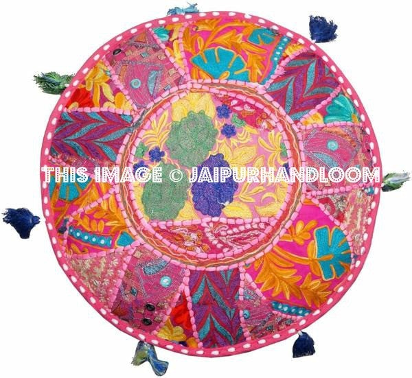 Cessnock Ottomans & Poufs - 18X13 inches-Jaipur Handloom