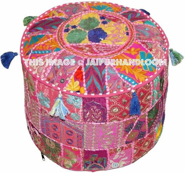 Cessnock Ottomans & Poufs - 18X13 inches-Jaipur Handloom