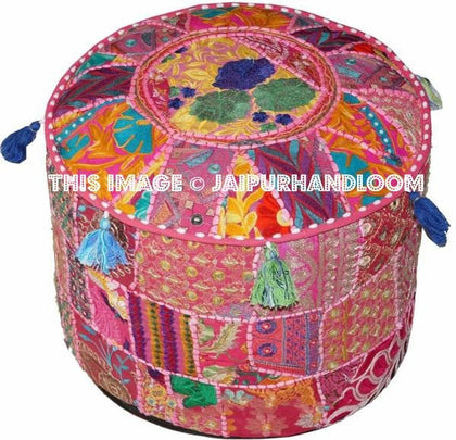 Cessnock Ottomans & Poufs - 18X13 inches-Jaipur Handloom