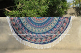 Chakri Round Table Cloth-Jaipur Handloom