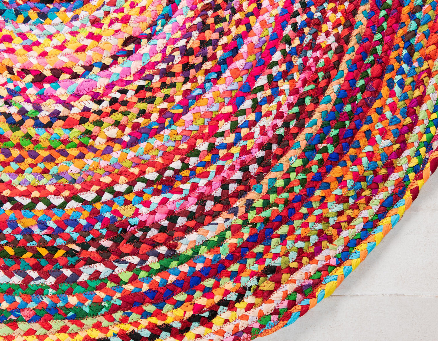 Braided Chindi Rug | Jaipur Handloom