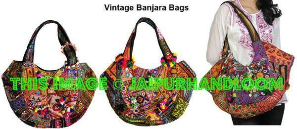 Christmas Gifts - 3pc Gypsy Bag, Tribal Bag Ethnic Boho, Banjara Bag,Purse, Antique Bags-Jaipur Handloom