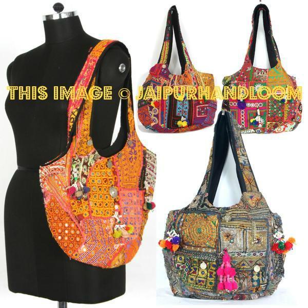 Christmas Gifts - 3pc Gypsy Bag, Tribal Bag Ethnic Boho, Banjara Bag,Purse, Antique Bags-Jaipur Handloom
