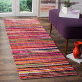 Indian Chindi Area Rug, Braided Living Room Rug Runner