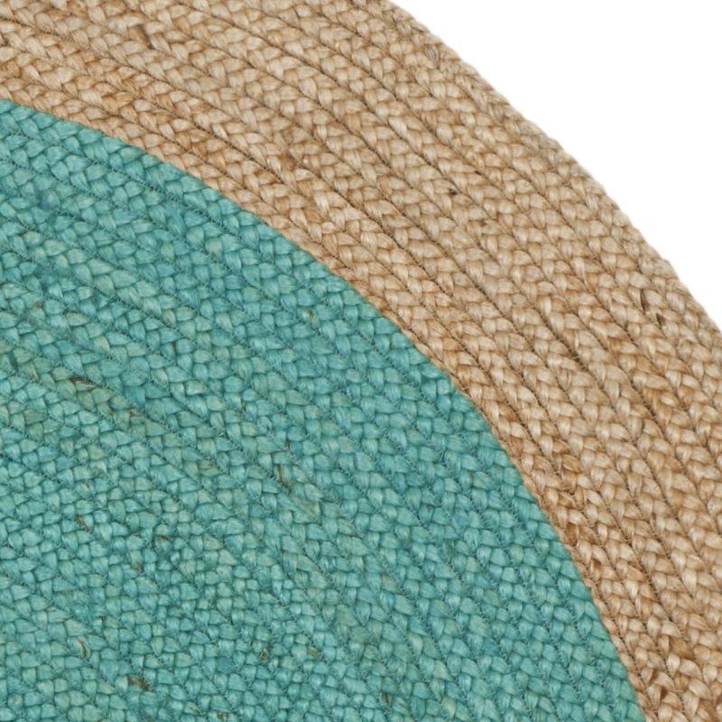hand-woven organic jute round rugs for kids room | Jaipur Handloom