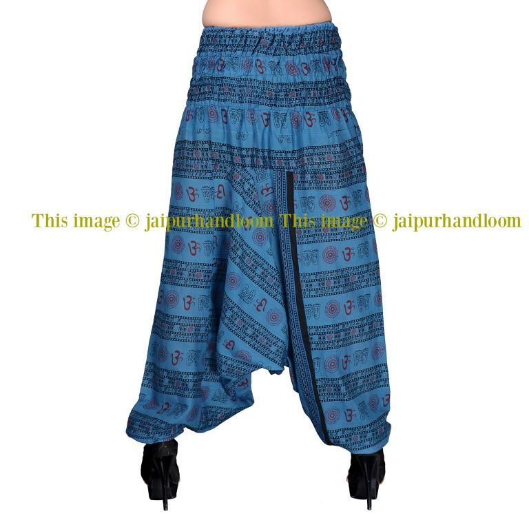 In-Sattva Women's Indian Checkerboard Print Harem Pants - In-Sattva